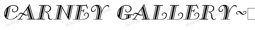 CARNEY GALLERY字体转换
